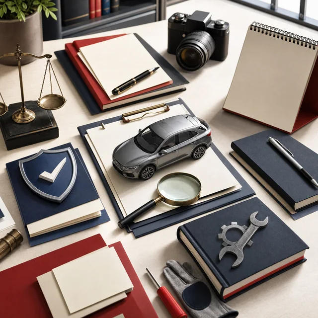 Documents et outils de recherche autour d’une automobile